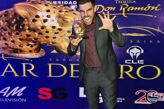 El teldense Horacio Colomé, galardonado en México con el Jaguar de Oro como actor revelacióÌn/TA.